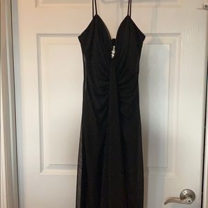 Onyx black/silver sparkly dress